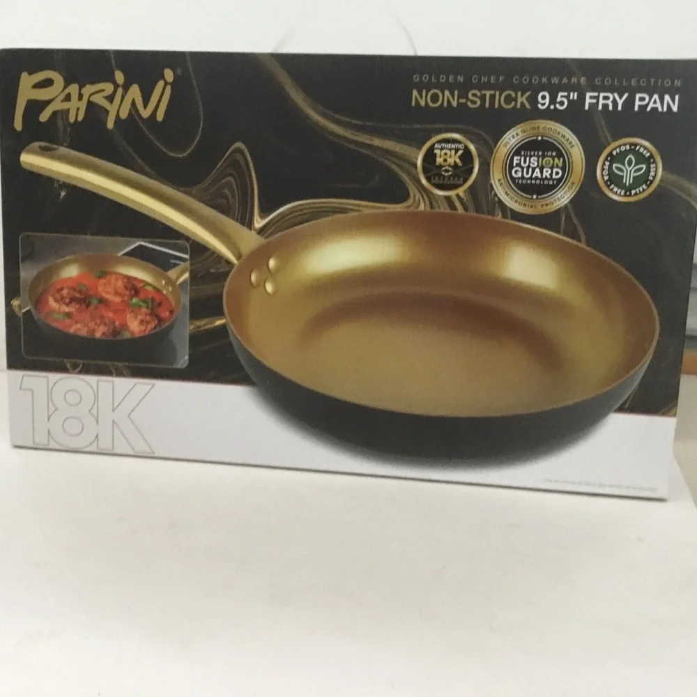 Fry Pan, Non-Stick. 9.5” gold